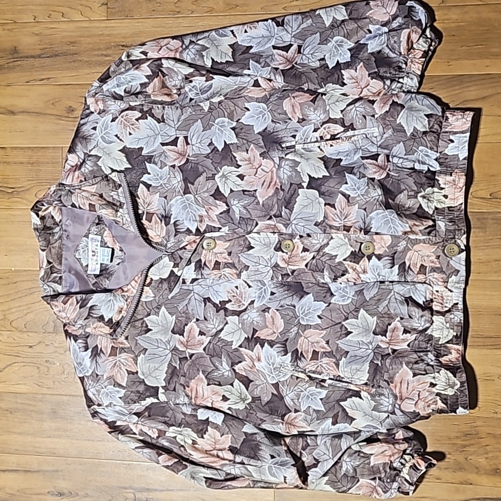 Vintage Autumnal Silk Jacket
